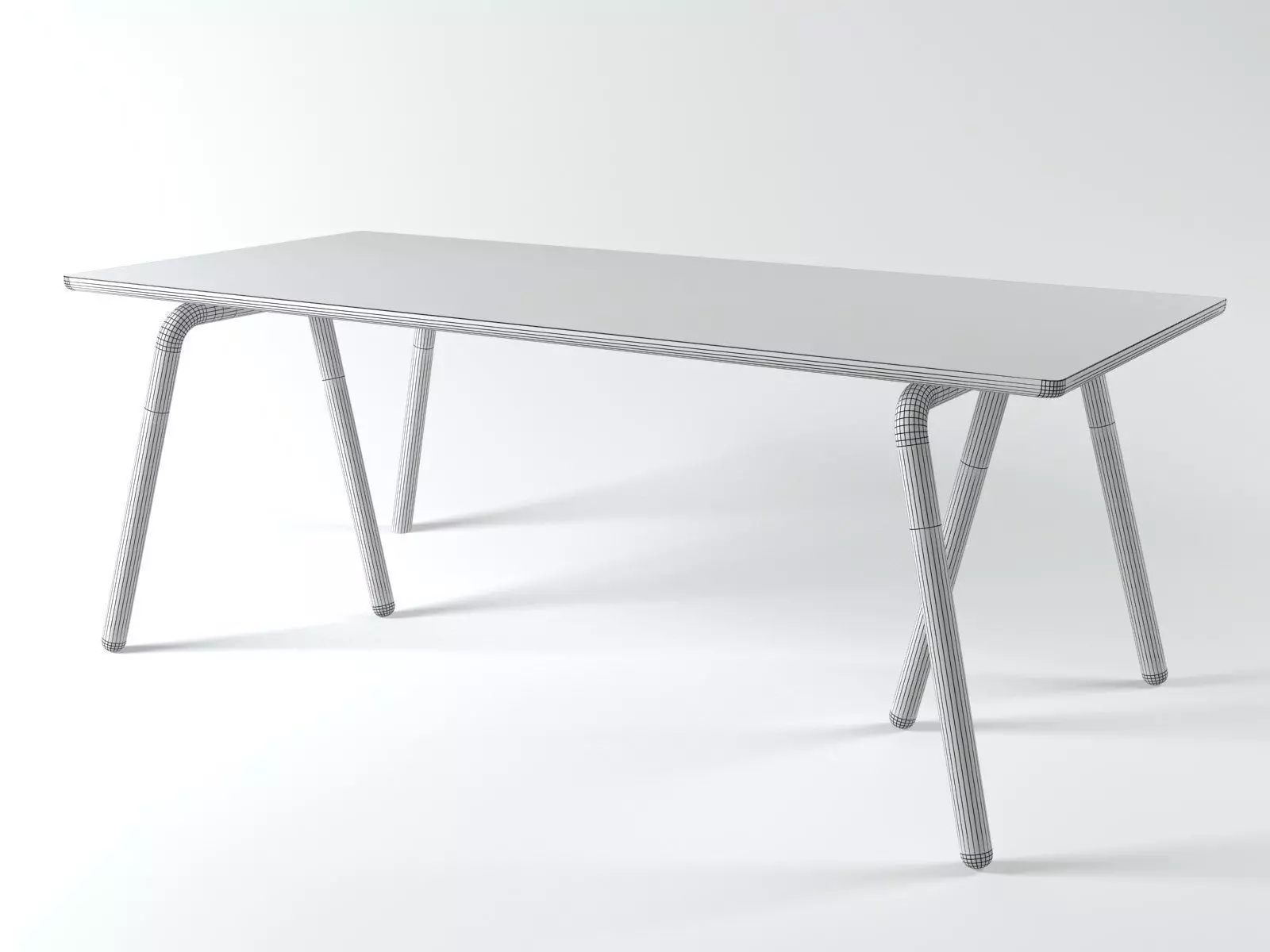 Raft Table 3D model_6
