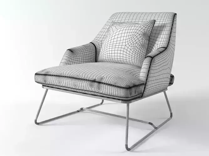 Blazer lounge chair with legs