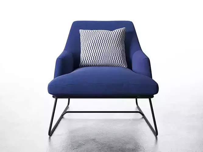 Blazer lounge chair with legs