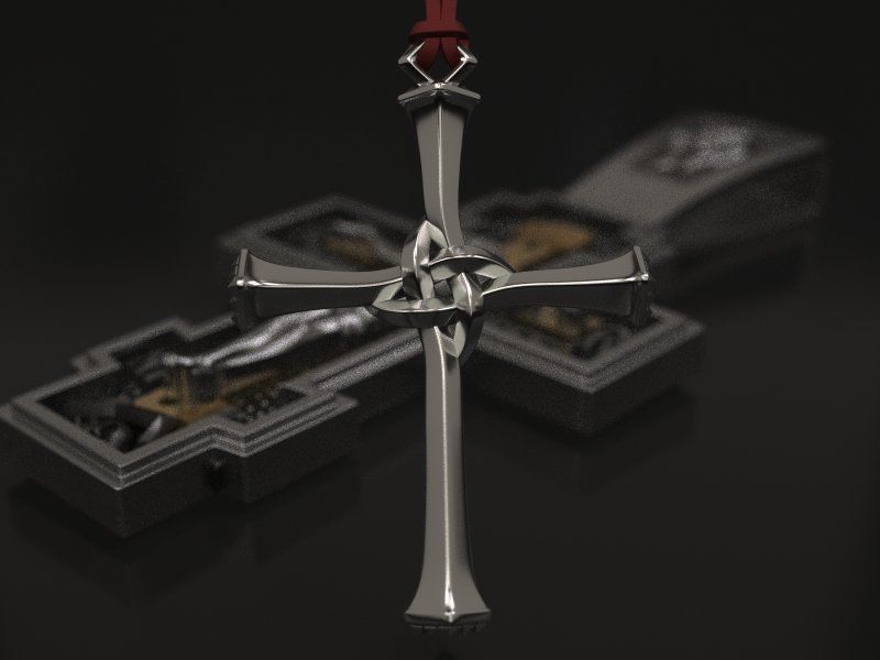 Nails Cross - original 3D print model_4