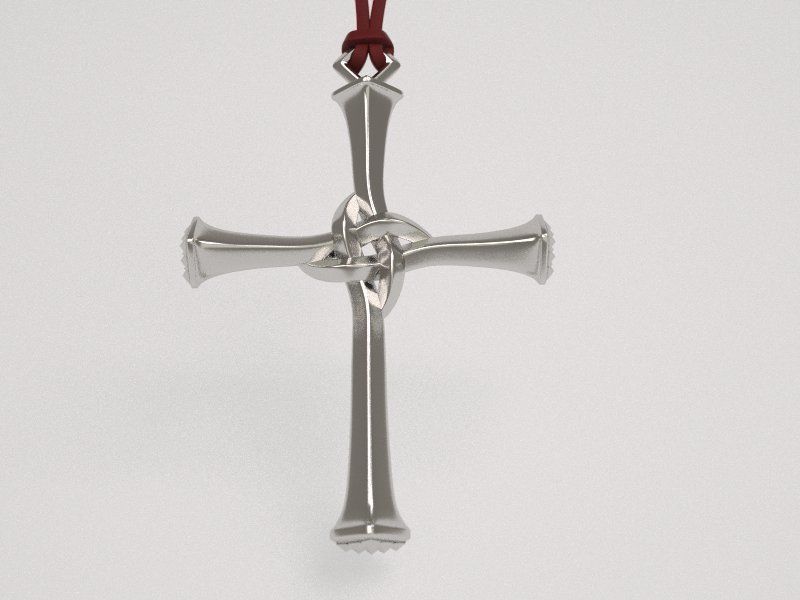 Nails Cross - original 3D print model_1