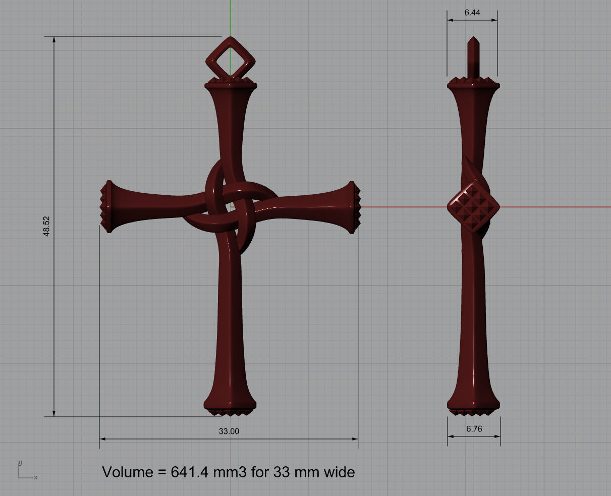 Nails Cross - original 3D print model_3