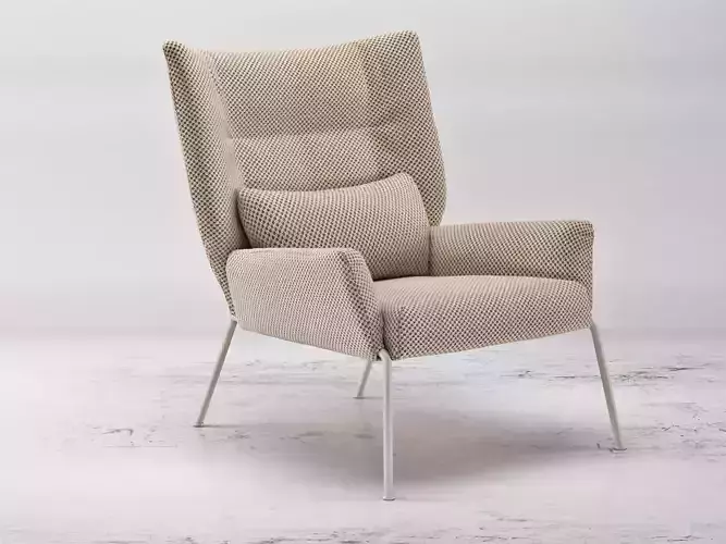 Nikos armchair with frame