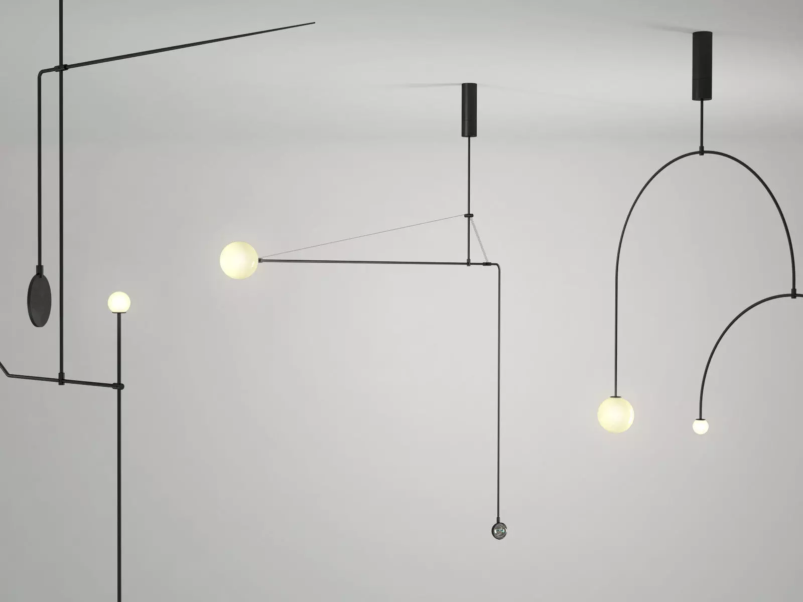 Mobile Chandelier 3D model_0