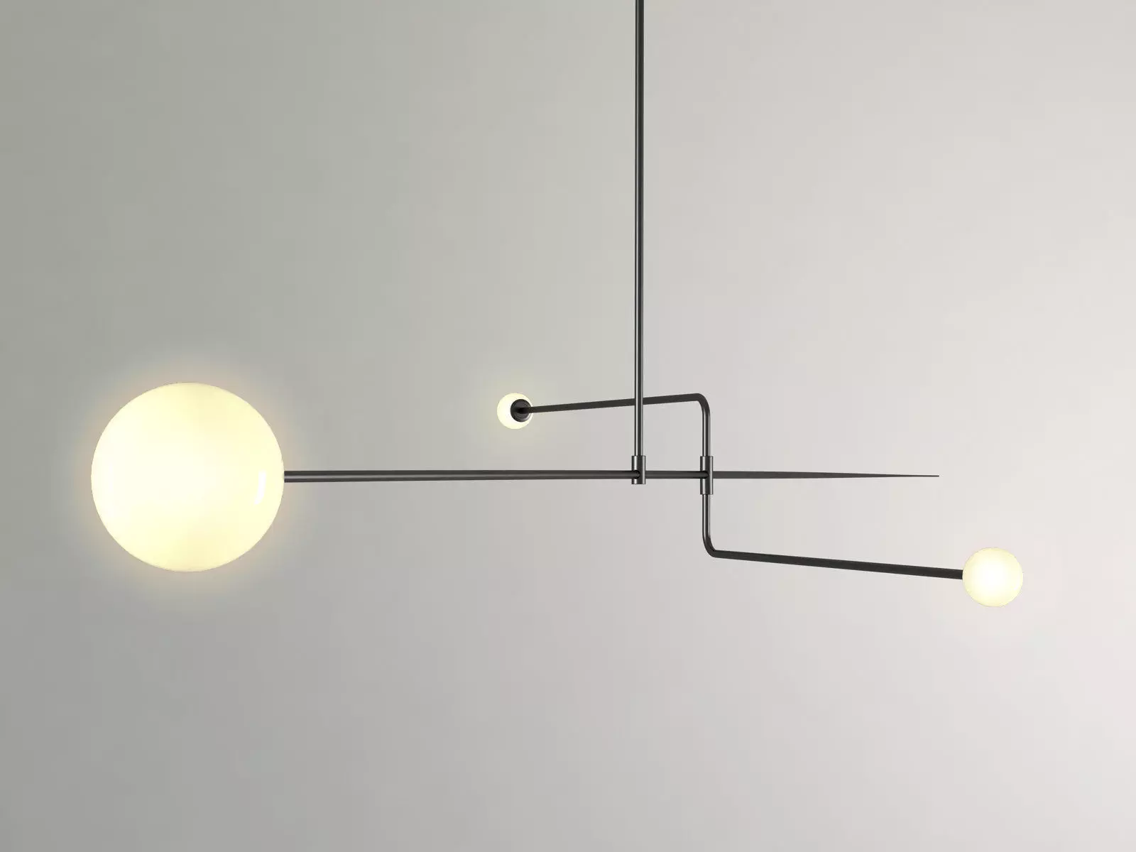 Mobile Chandelier 3D model_2