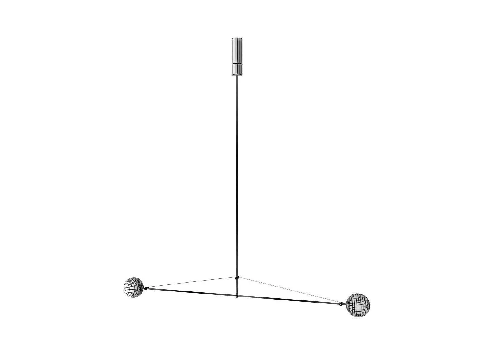 Mobile Chandelier 3D model_2