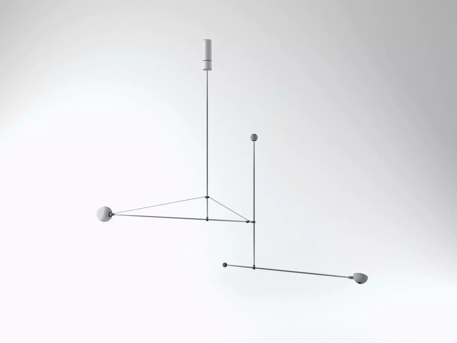 Mobile Chandelier 3D model_2