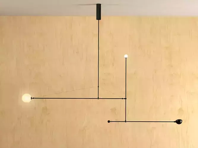 Mobile Chandelier 3D model Mobile Chandelier 3D model