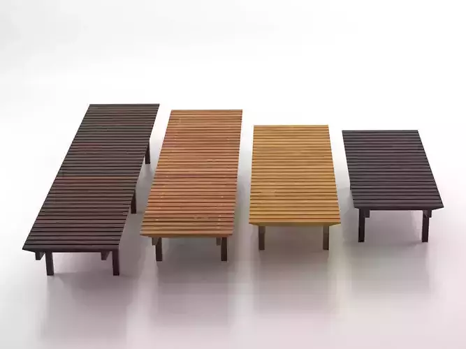 Mucki wooden bench