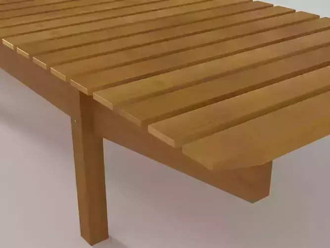 Mucki wooden bench