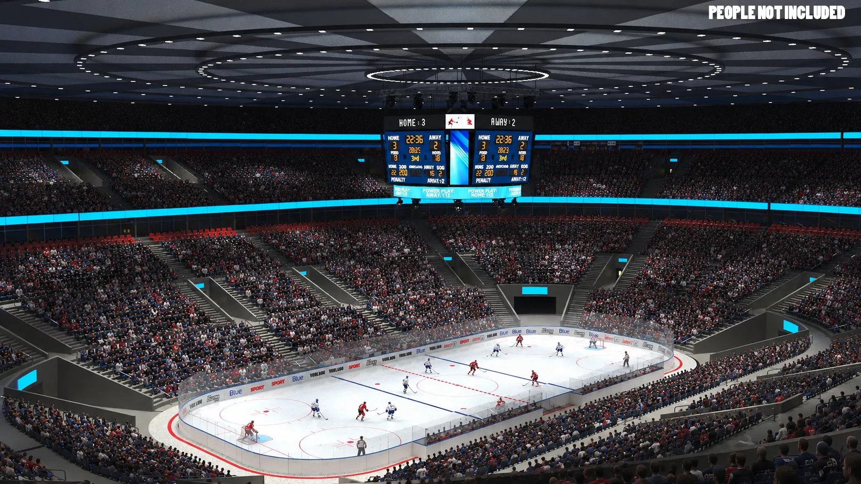 Hockey Arena 3D model