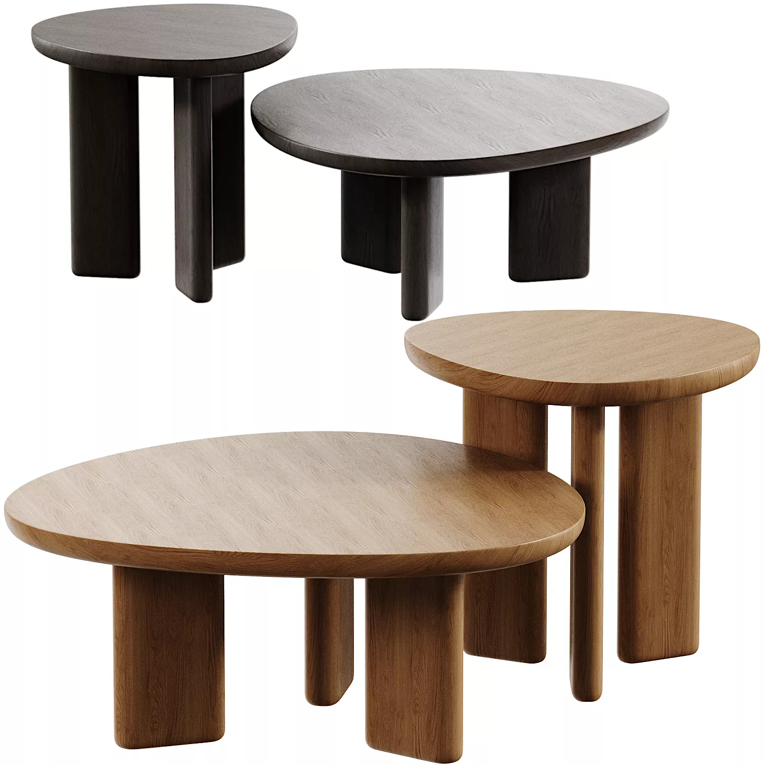 Crooked Coffee Table 3D model