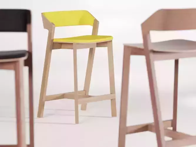 Merano barstool 3D model
