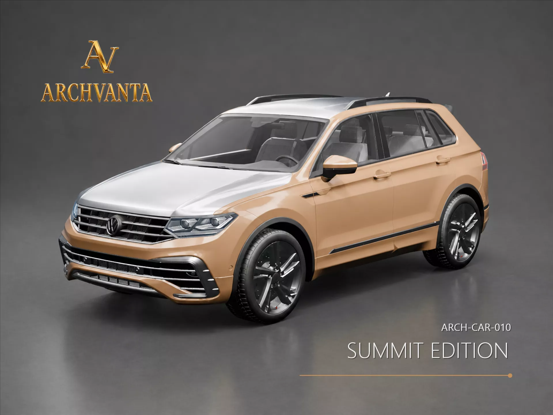 Summit Edition Luxury SUV - High Detail 3D Model 3D model