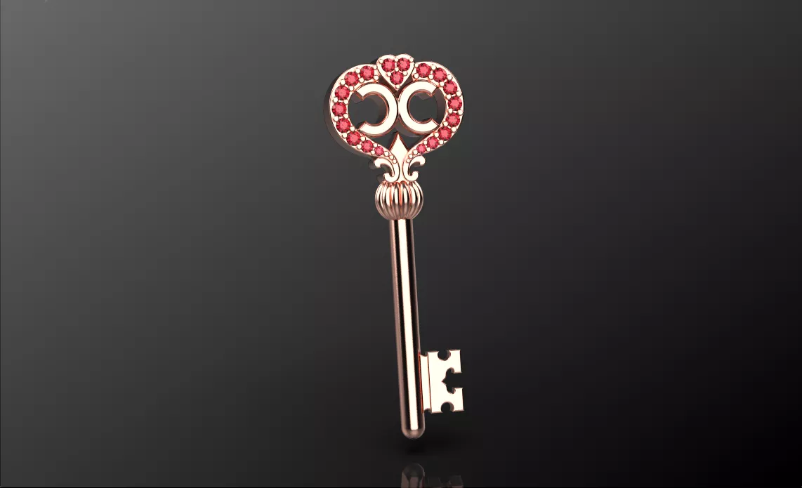 Key pendant 3D print model
