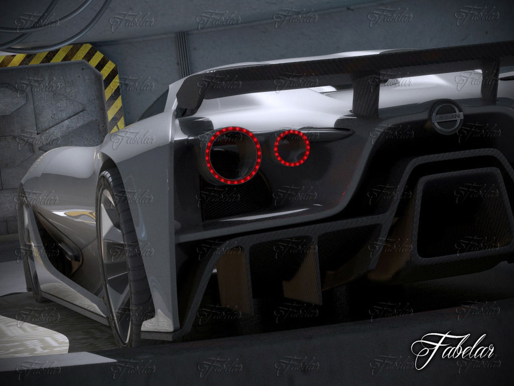 Nissan 2020 garage 3D model_7