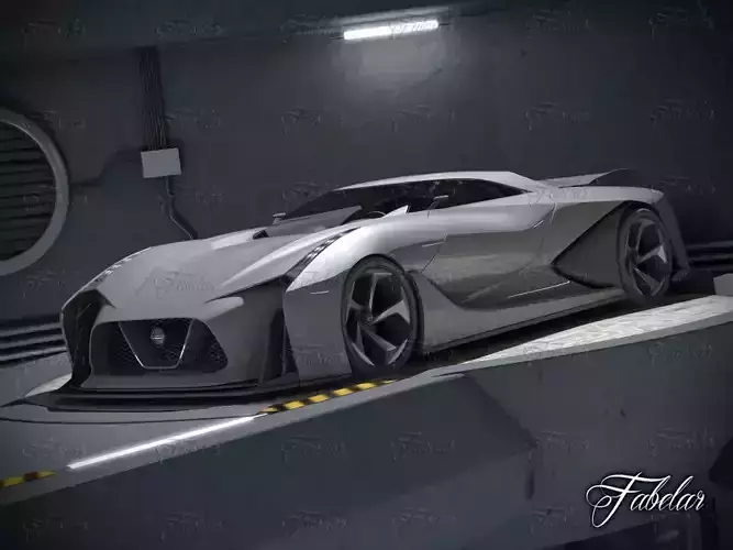 Nissan 2020 garage 3D model