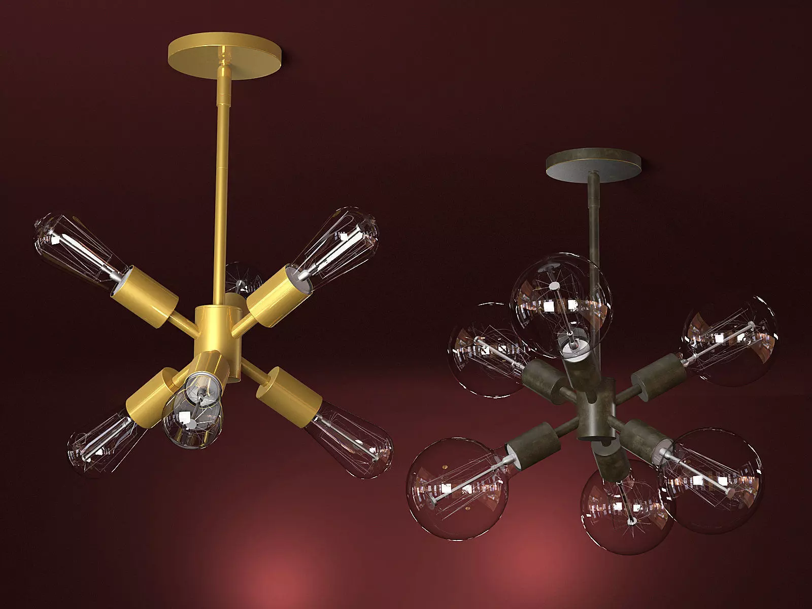 Mobile Small Pendant 3D model_2