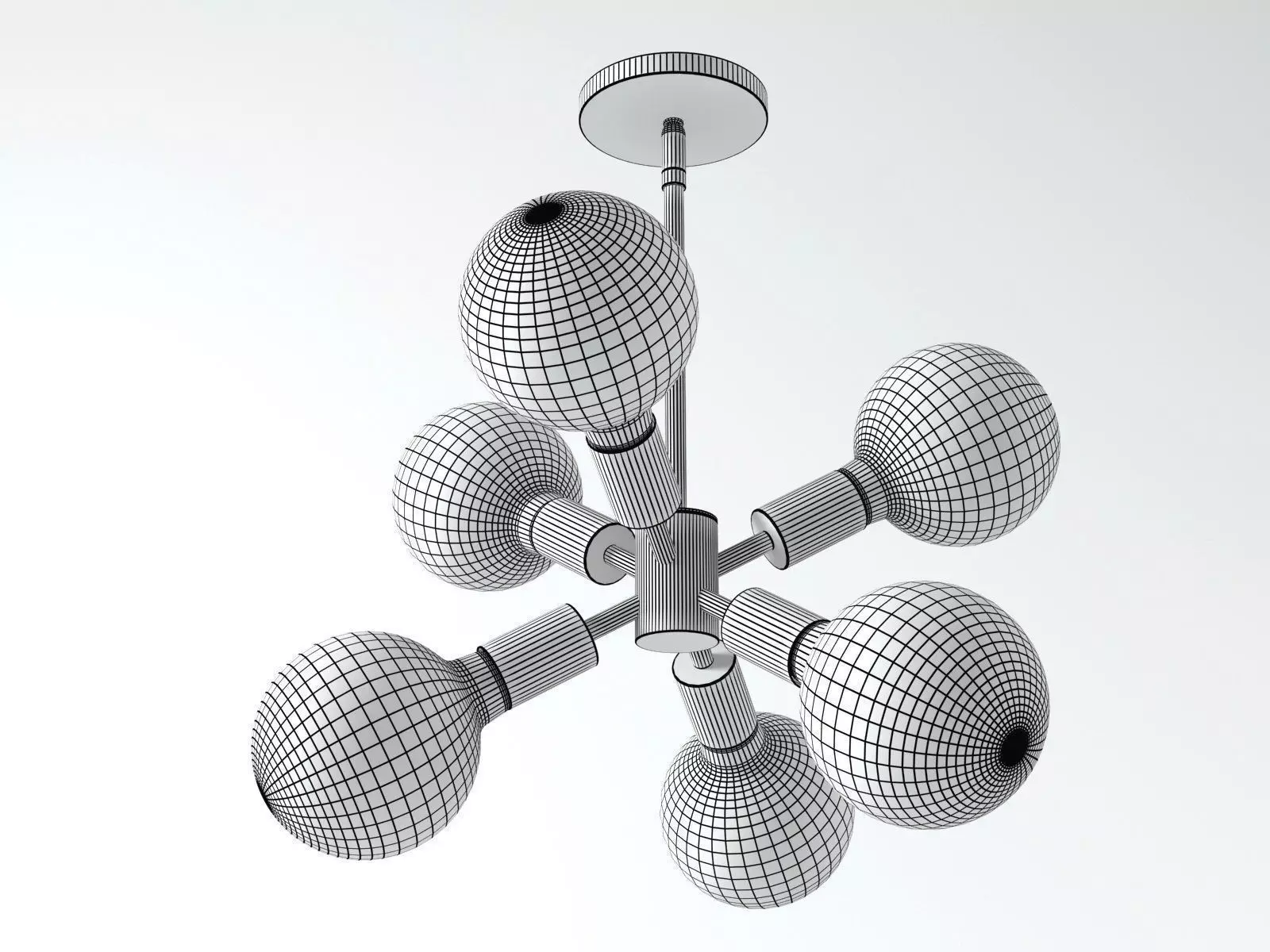 Mobile Small Pendant 3D model_7