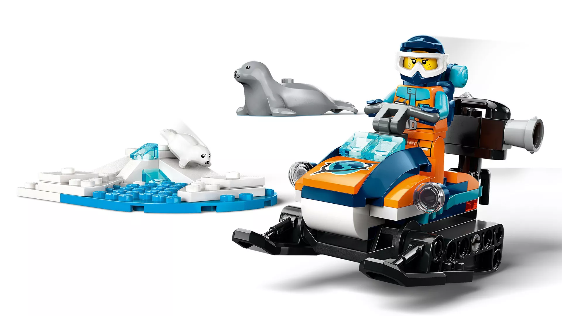 TwindBricks3D - 60376 Arctic Explorer Snowmobile 3D print model