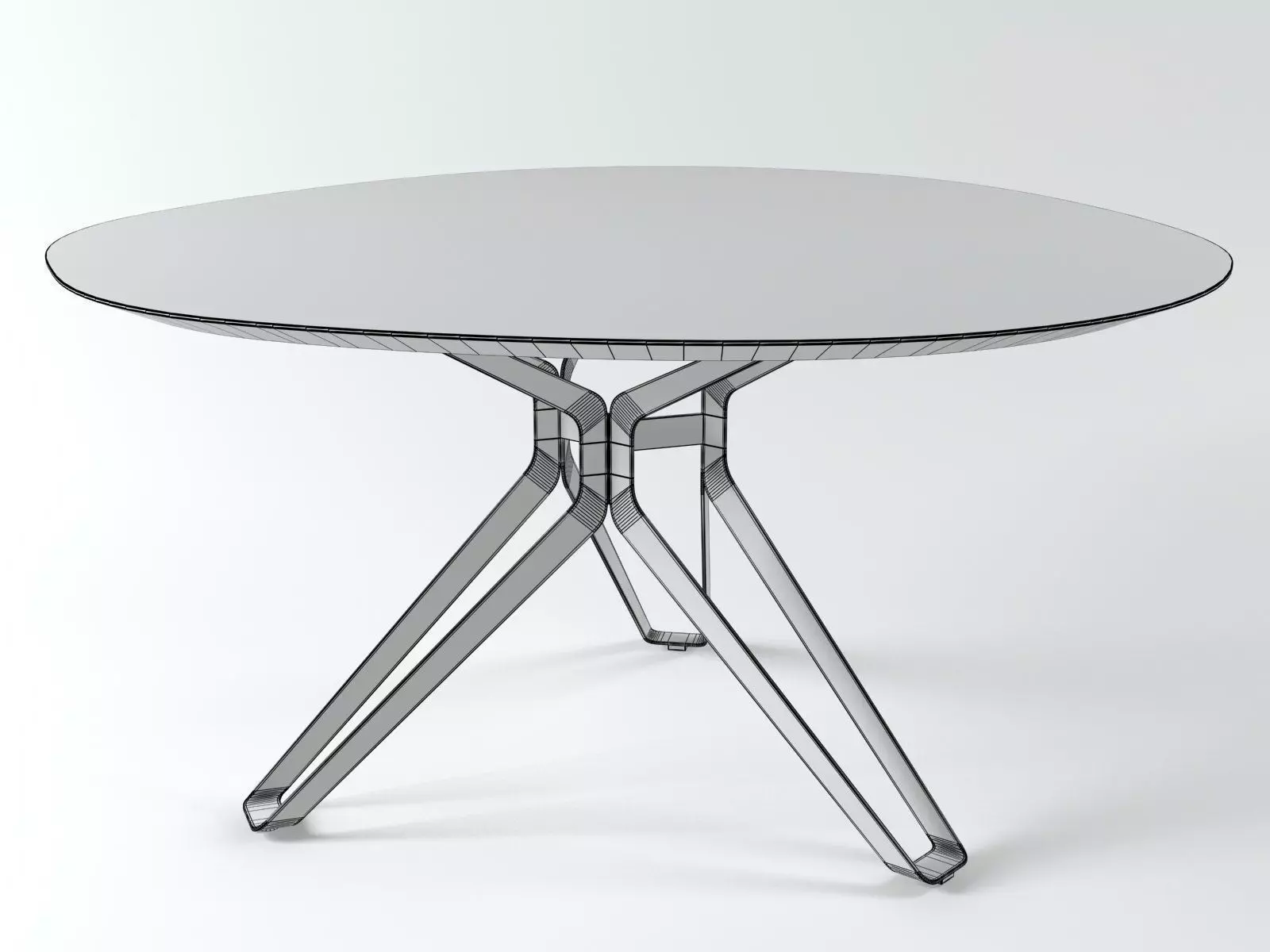 3-Pod Round 3D model_5