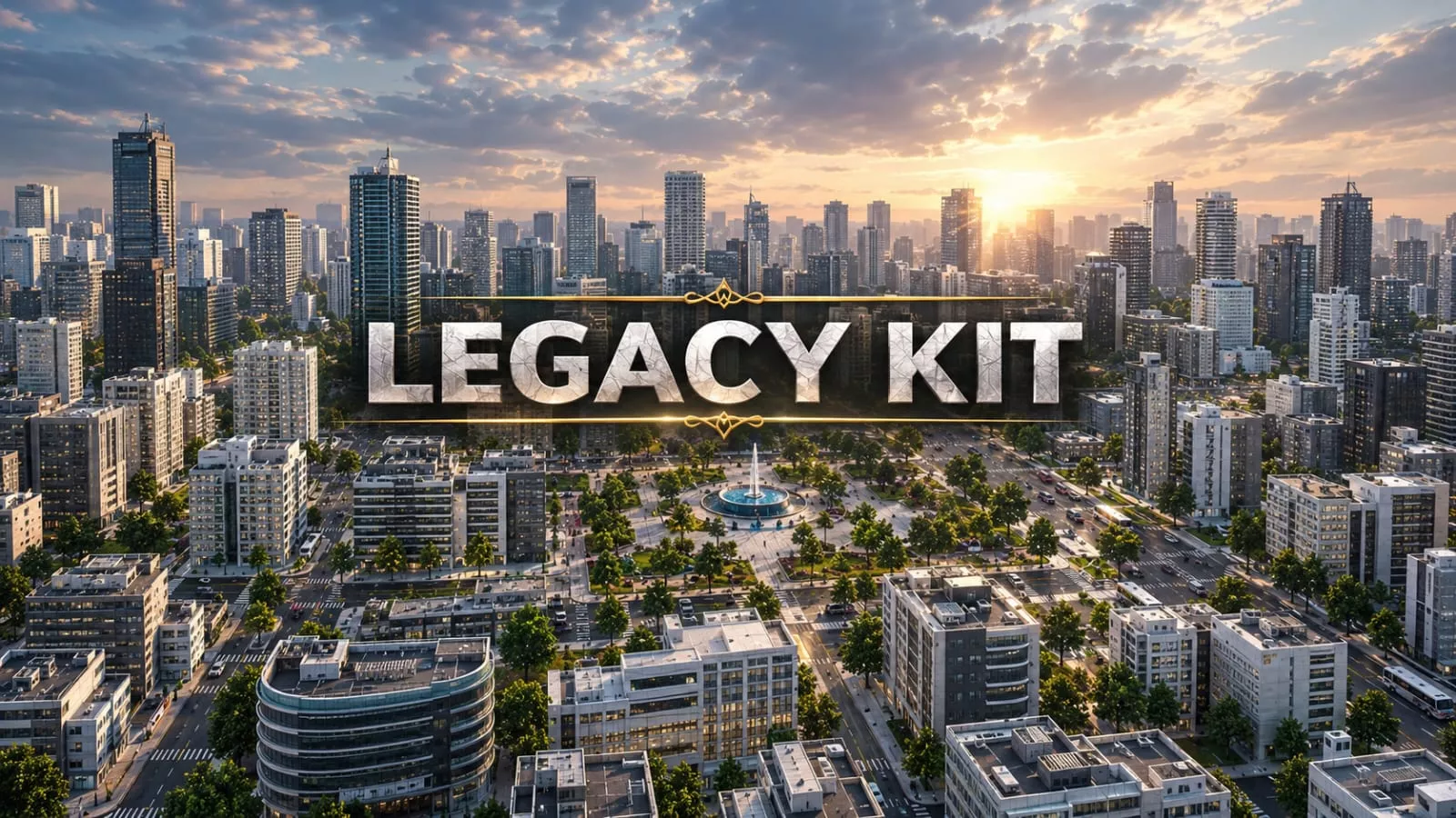 Legacy Kit Modern City Buildings Megapack 3D model