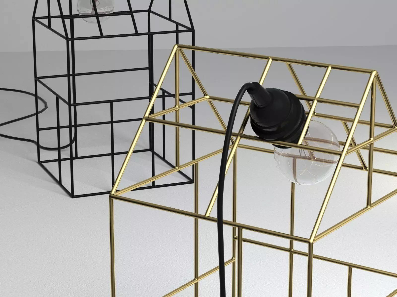 ND0410-11 lamp with wire 3D model_1