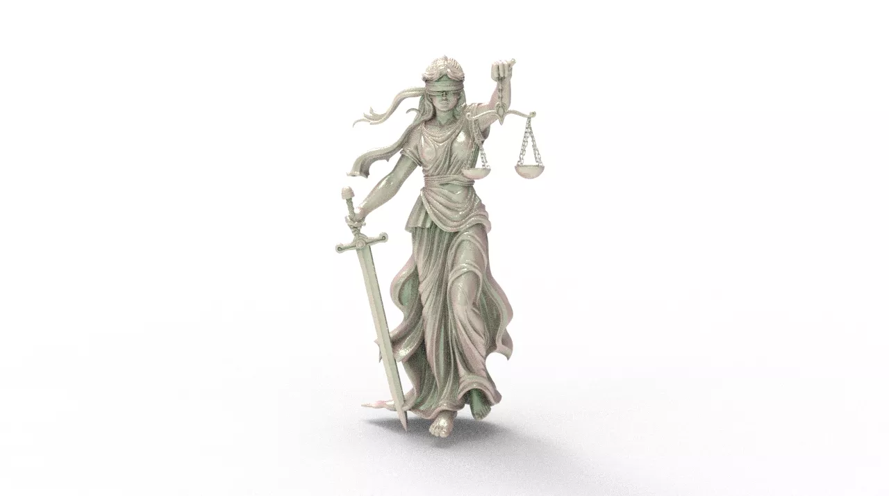 Themis Lady Of Justice 3D model