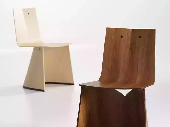Venus chair and wooden chair