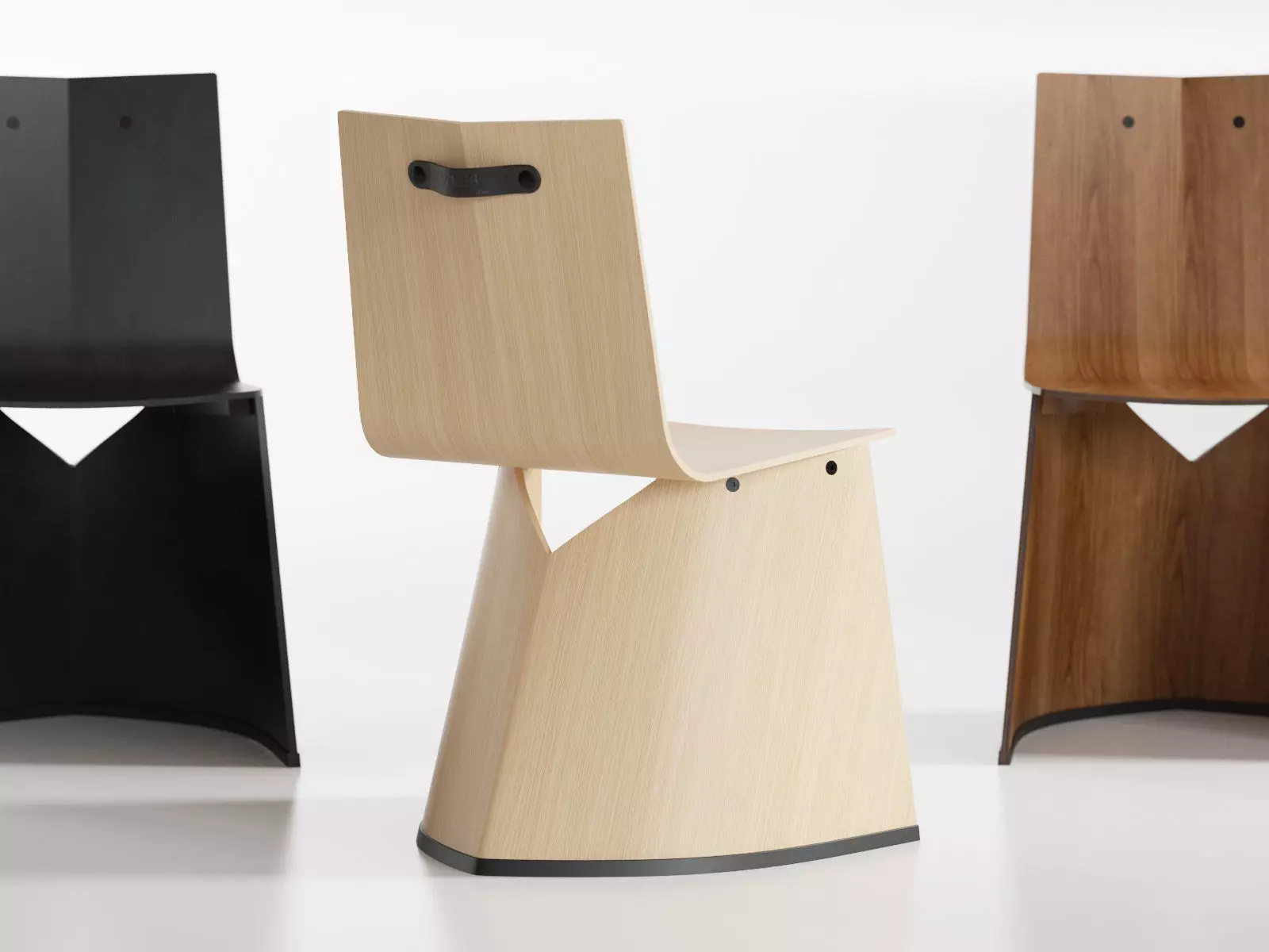 Venus chair and wooden chair 3D model_2