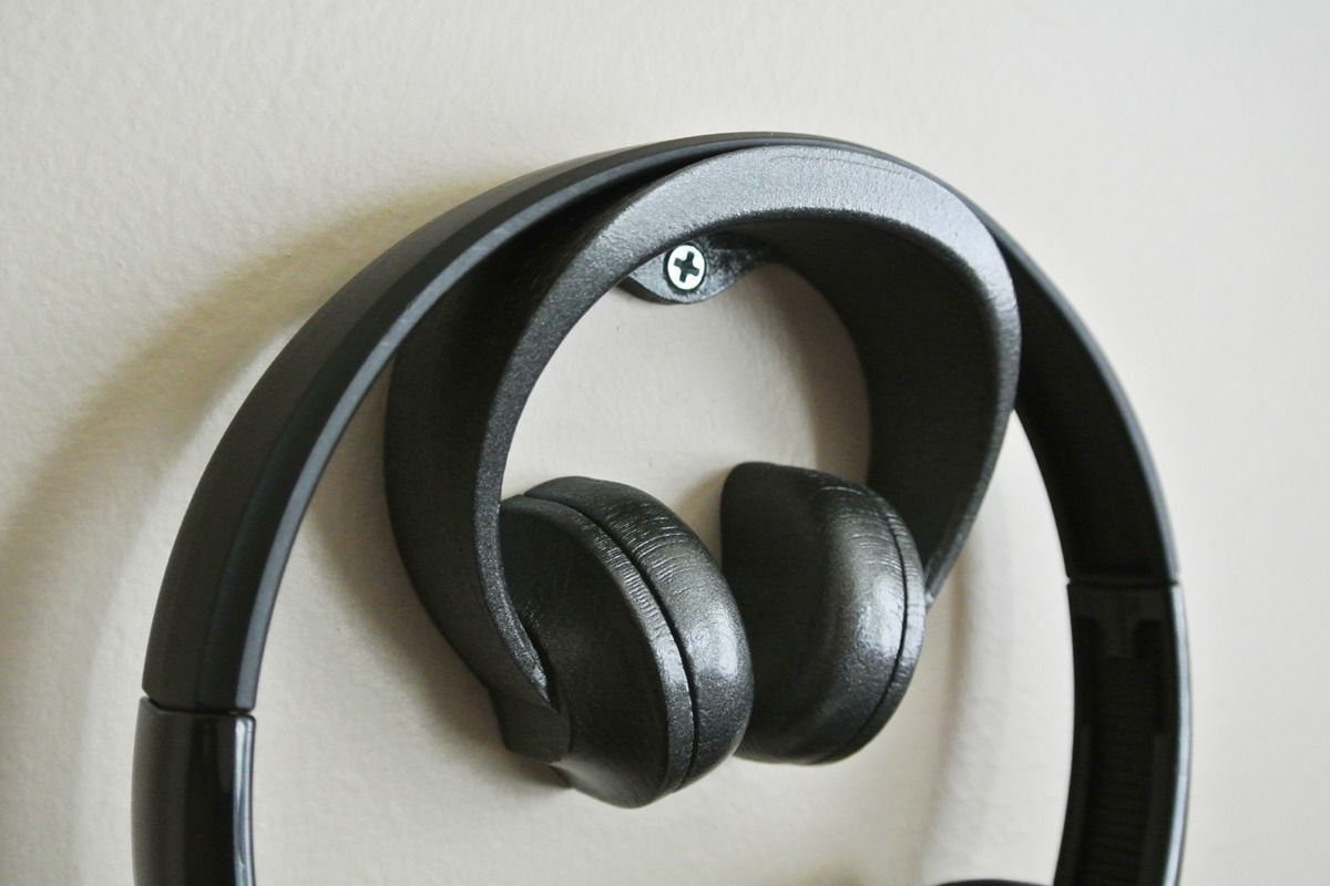 Headphone stand 2 3D print model_1