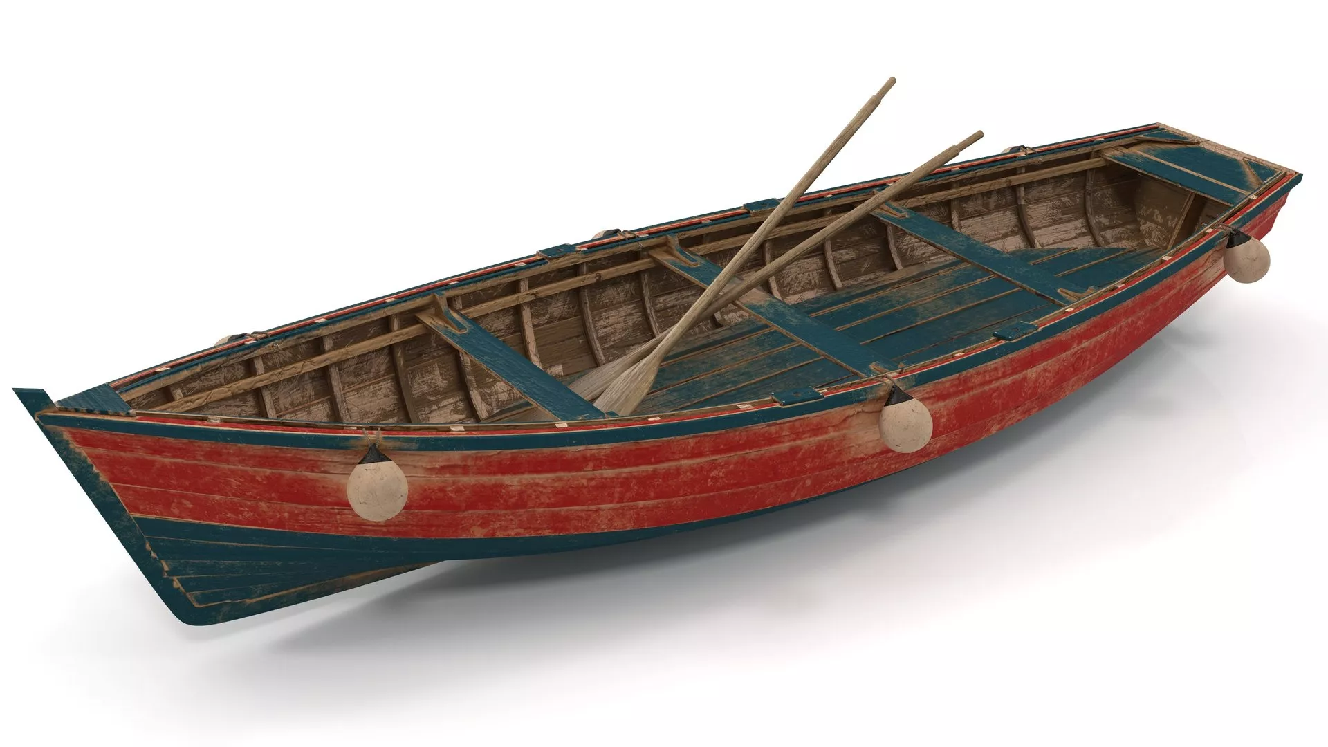 Old Fishing Boat 3D model