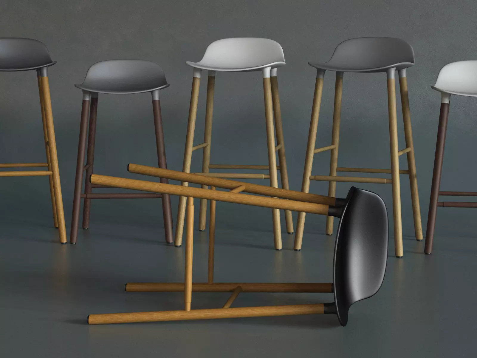 Form Barstool 3D model_5