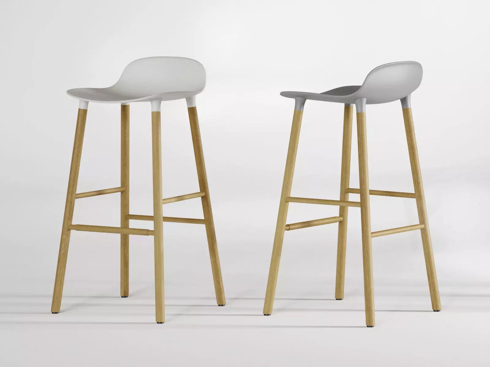 Form Barstool 3D model_4