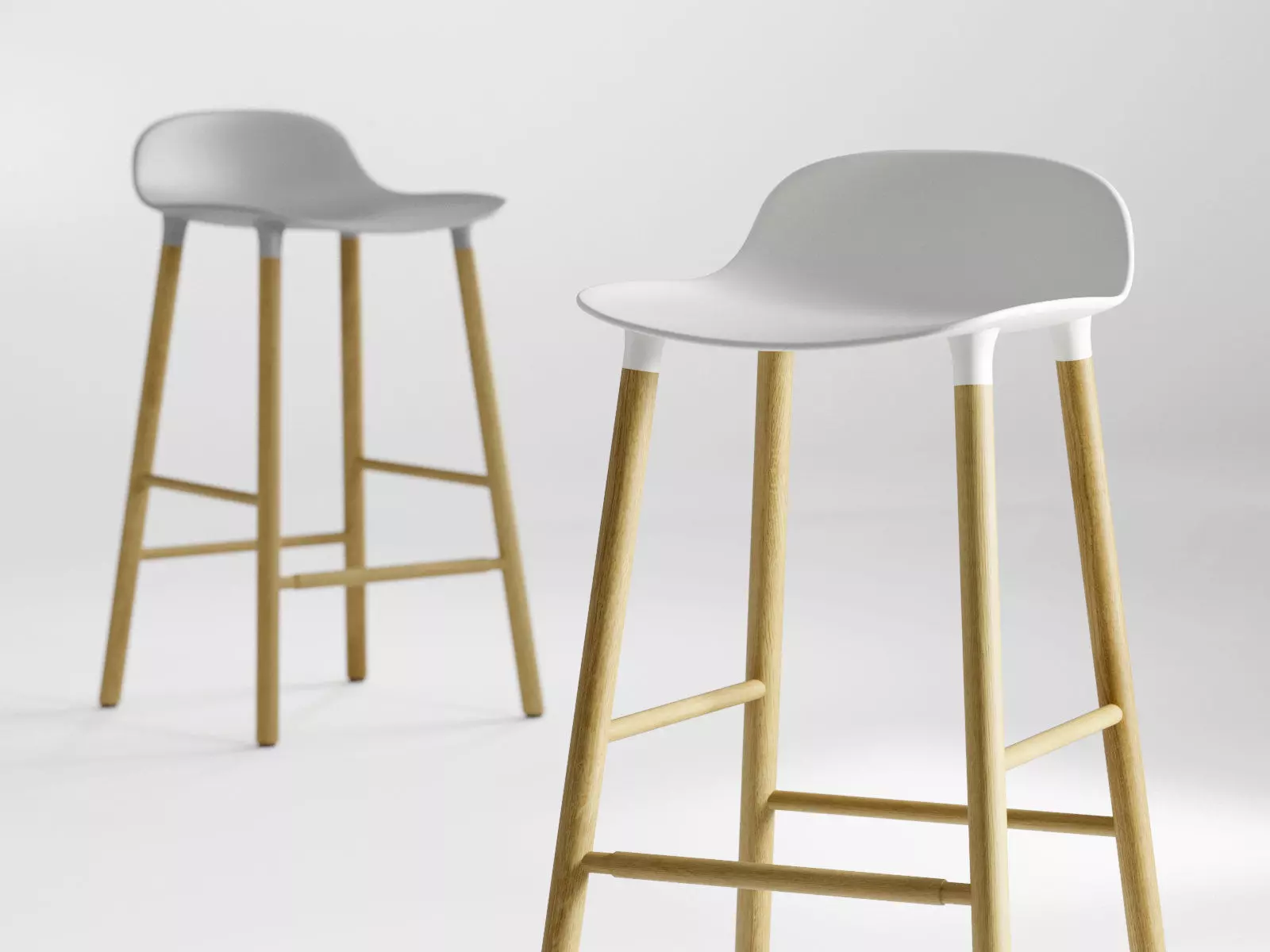 Form Barstool 3D model_1