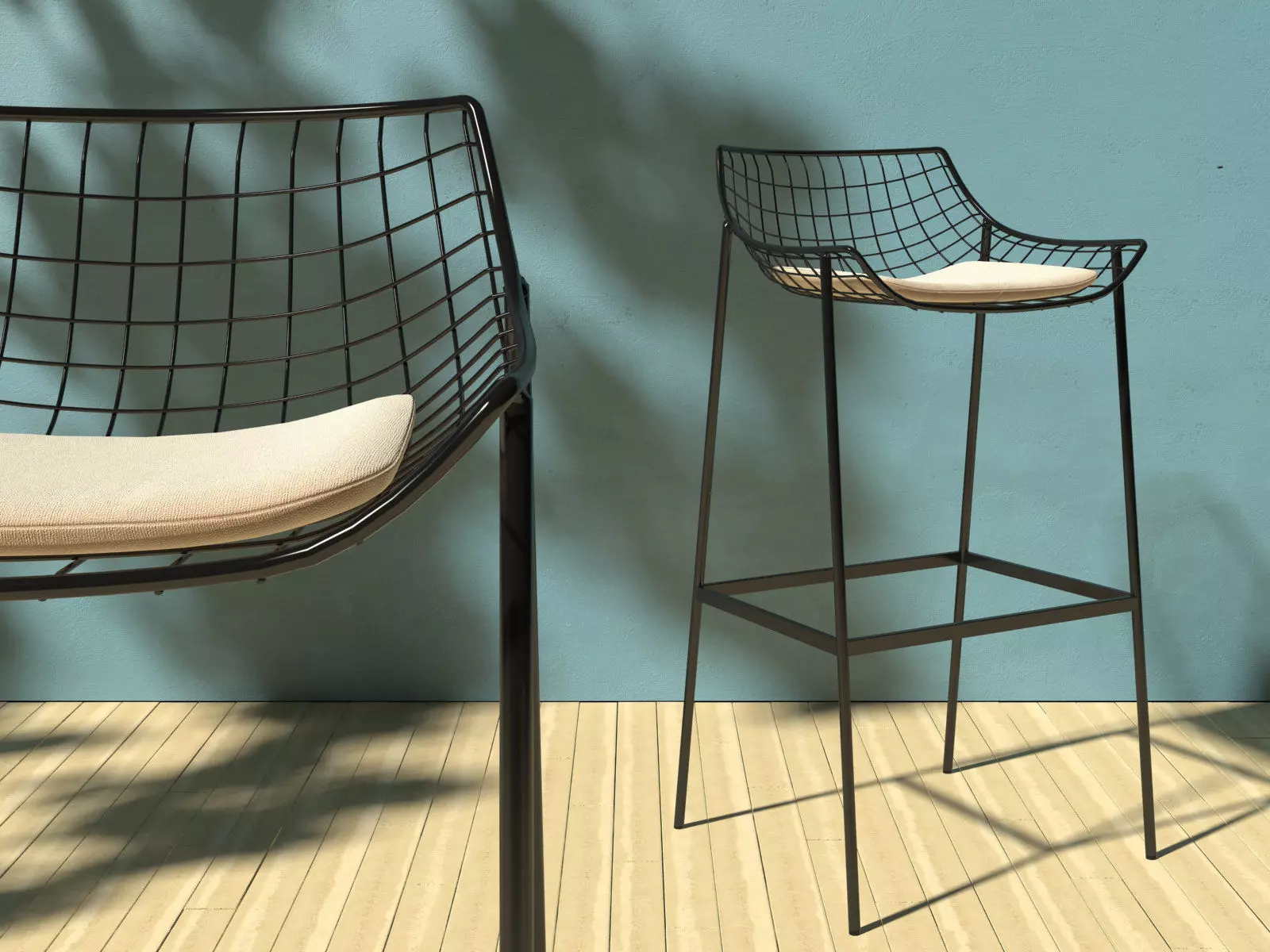 Summerset Stool 3D model_0