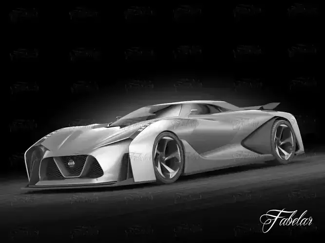 Nissan 2020 concept 3D model