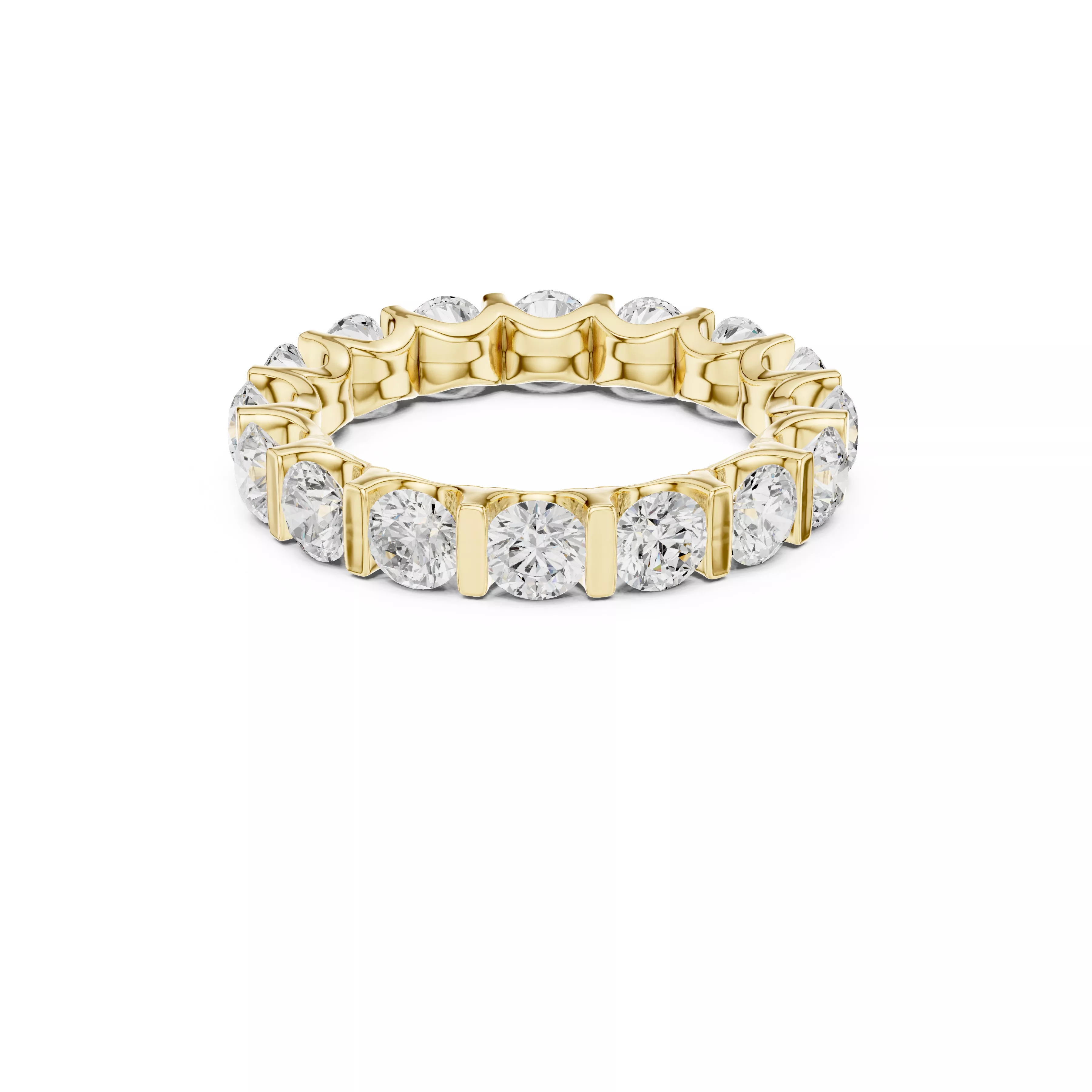 Diamond Ring Band Premium Jewelry CAD 3DM STL 474 3D print model