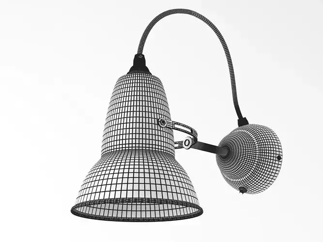 Duo wall lamp with brass fittings