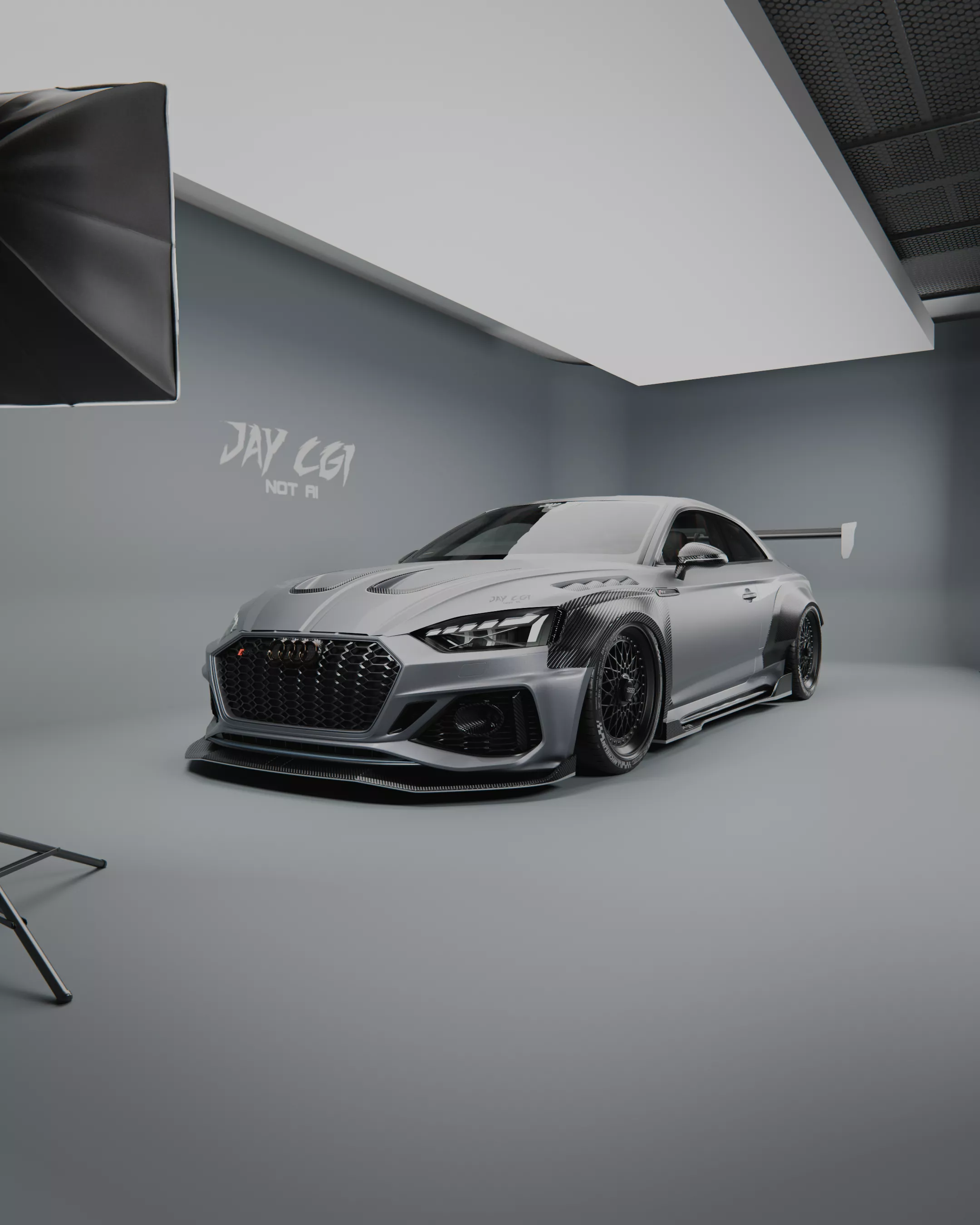 Audi Rs 5 coupe jaycgi widebodykit 2019 3D model