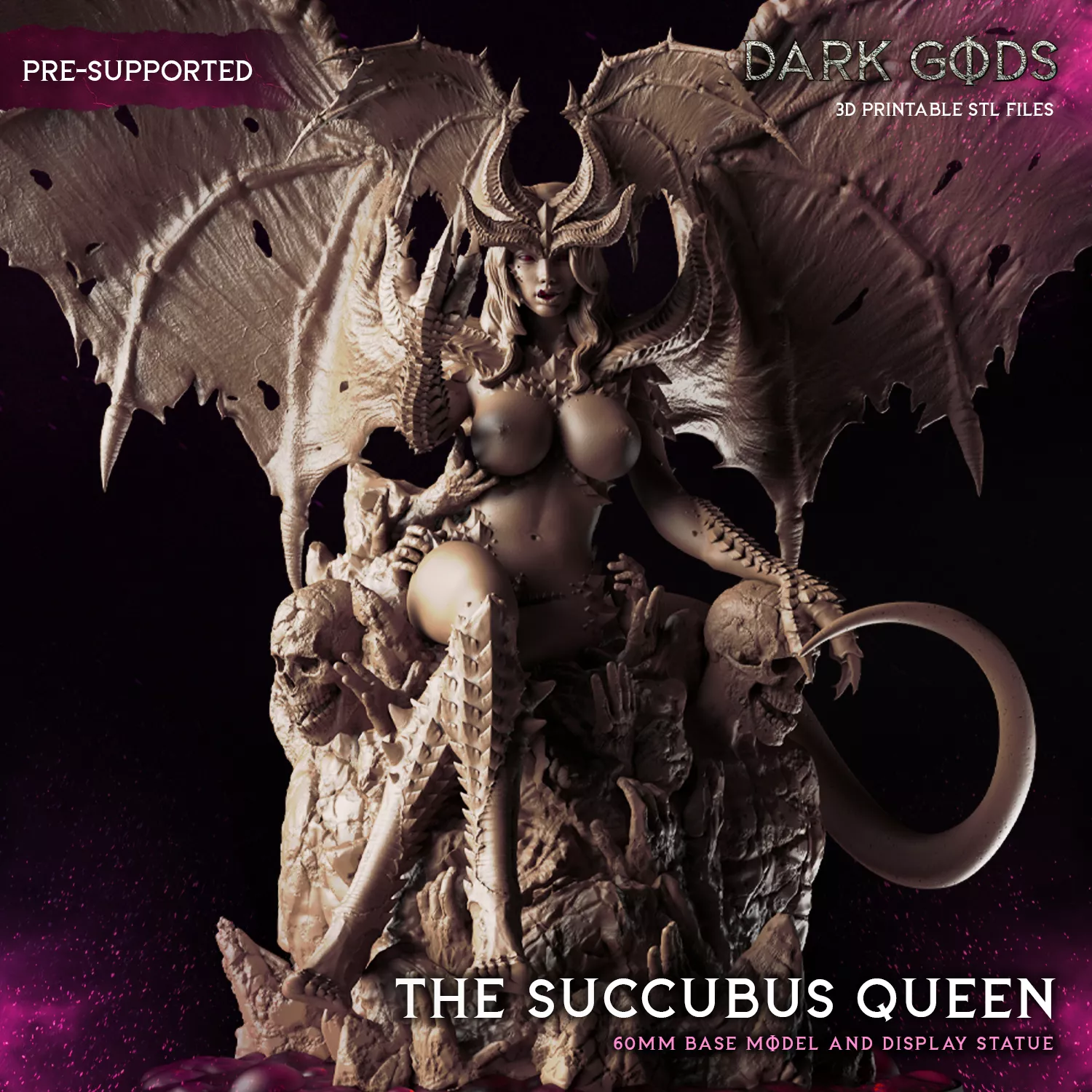 Succubus Queen 3D print model