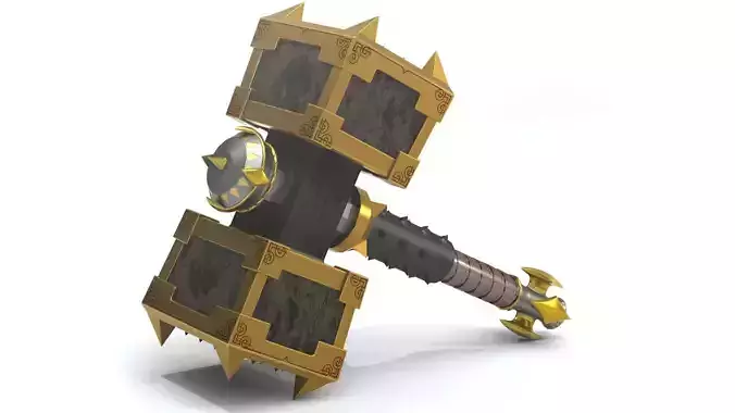 Battle hammer 3D print model