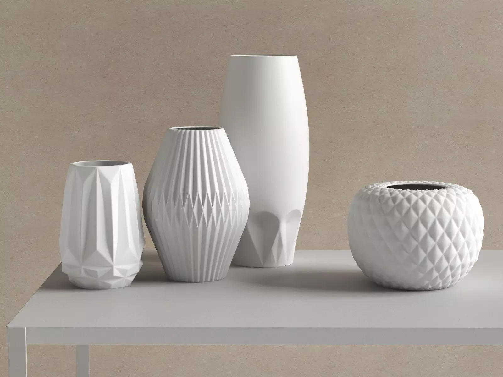 Set of vases 02 3D model_0