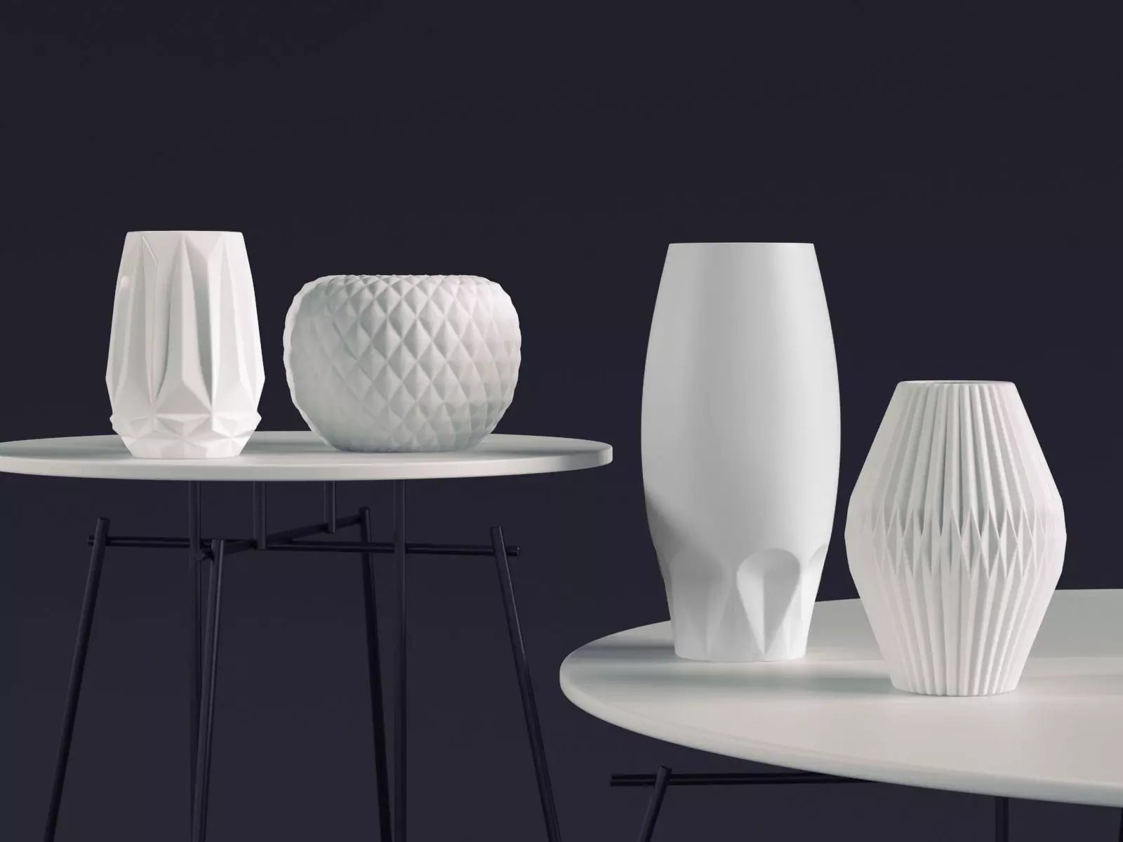Set of vases 02 3D model_2