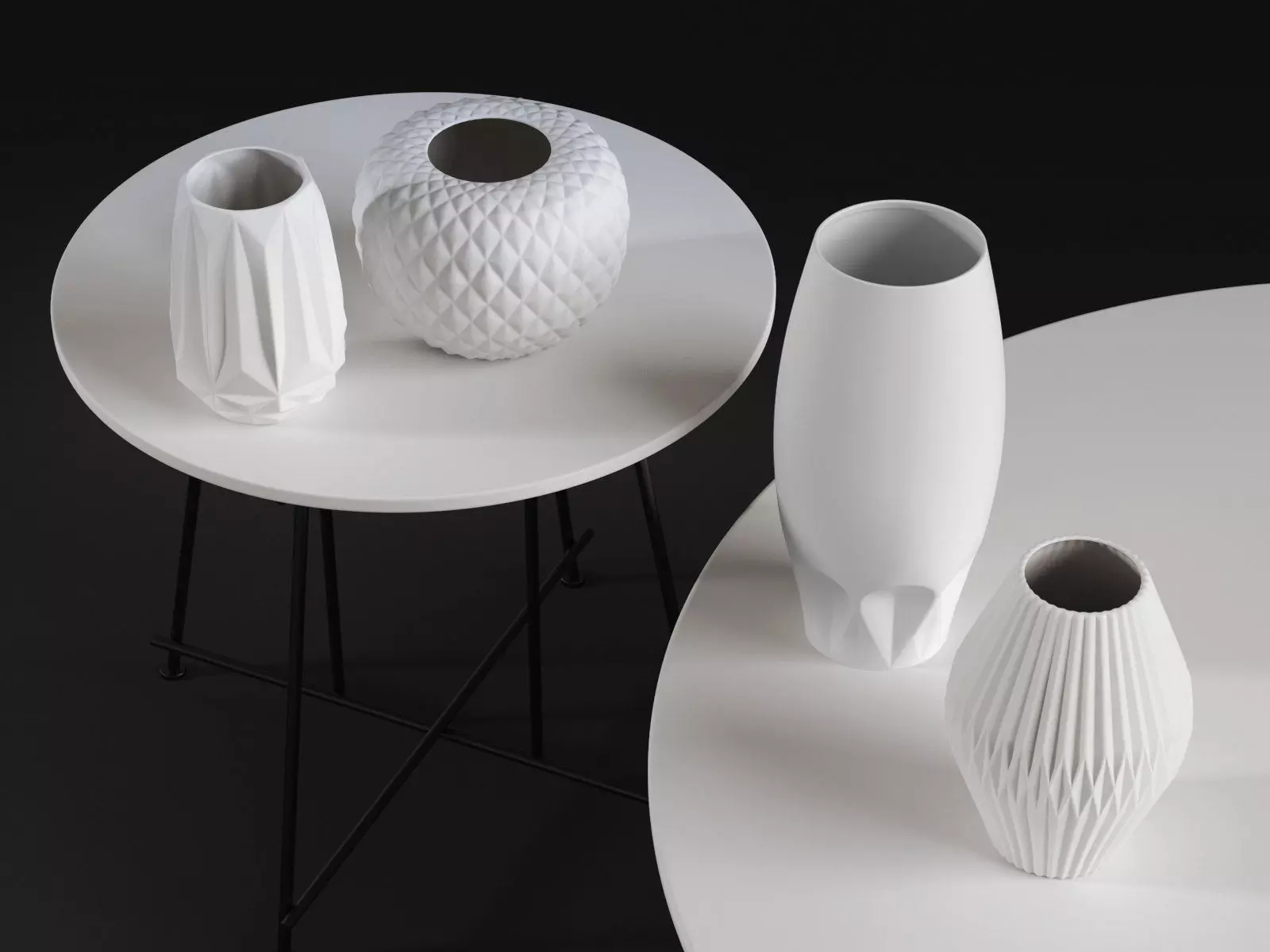 Set of vases 02 3D model_1