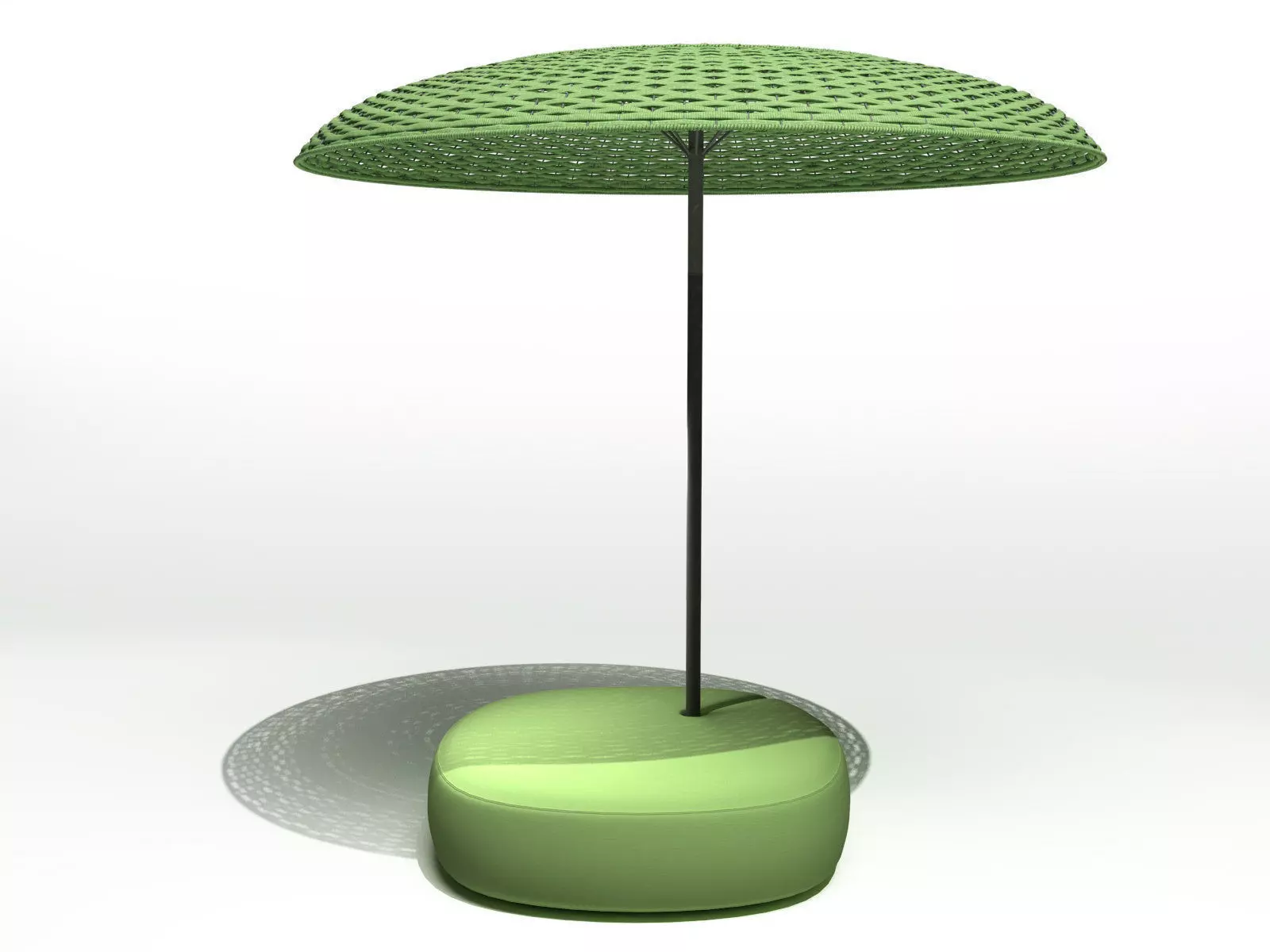 Mogambo umbrella on table 3D model_4