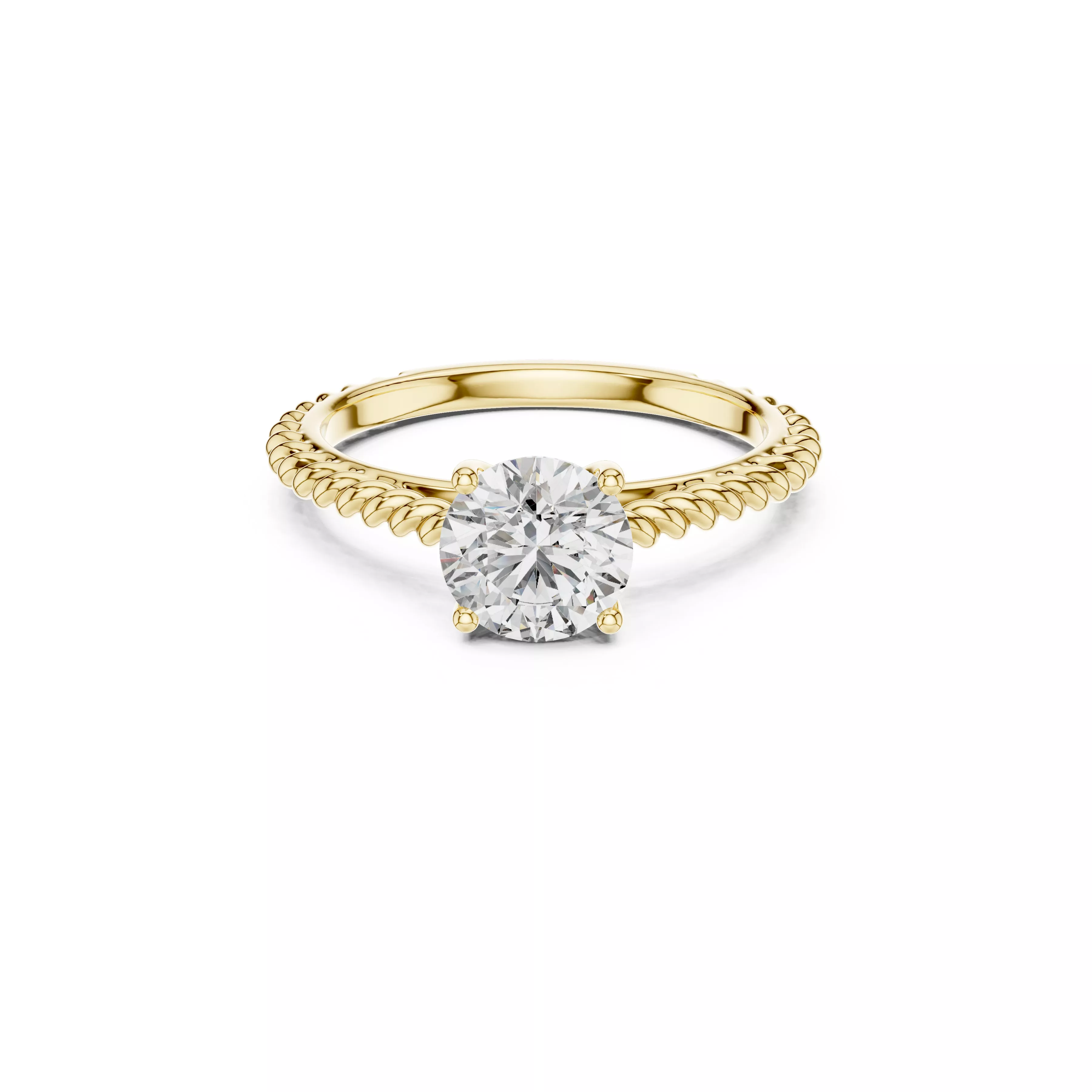 Delicate Custom Jewelry Diamond Ring Gold Band STL 3DM 0011 3D print model