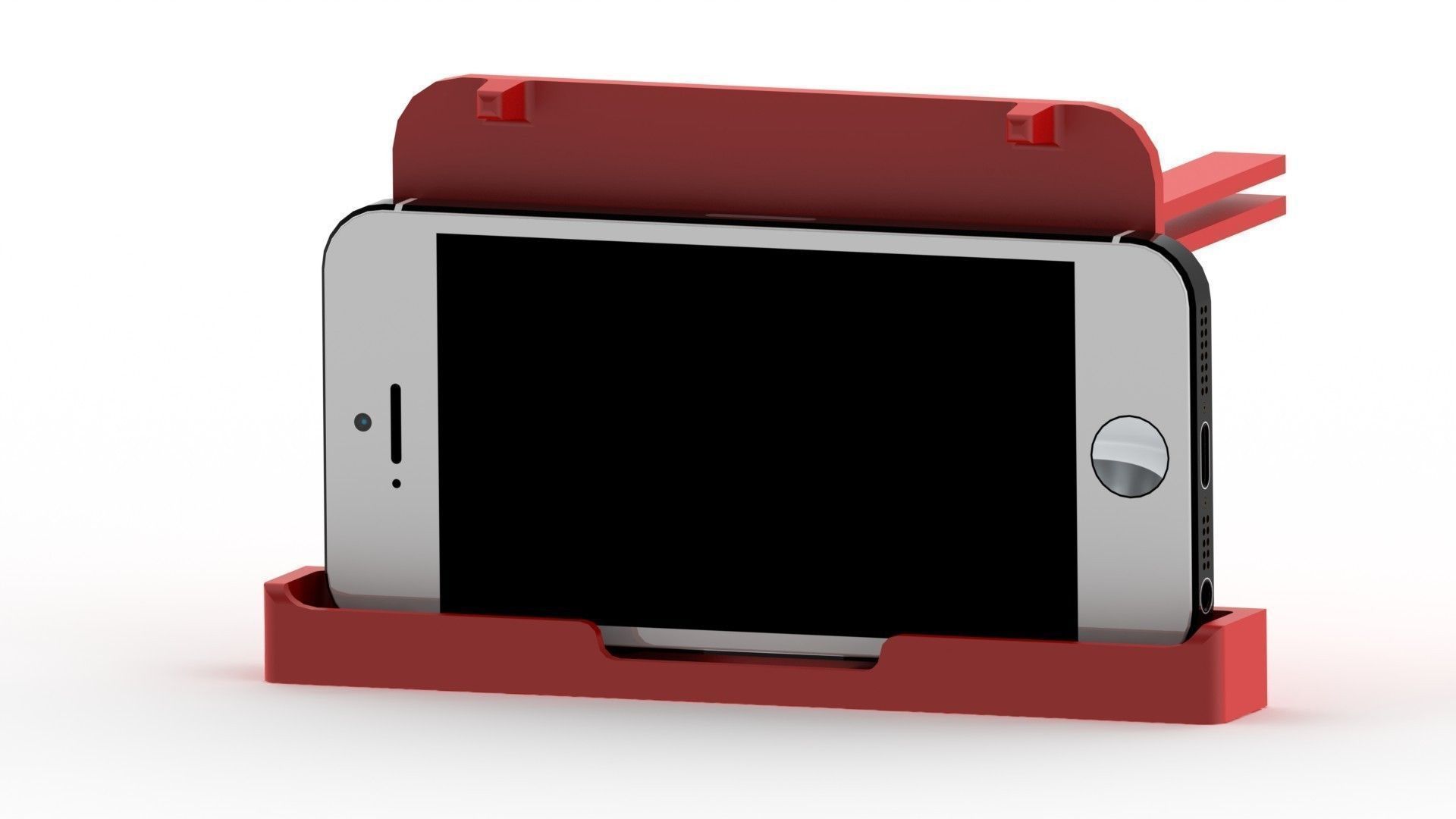 Car mount holder for cell phone 3D print model_1