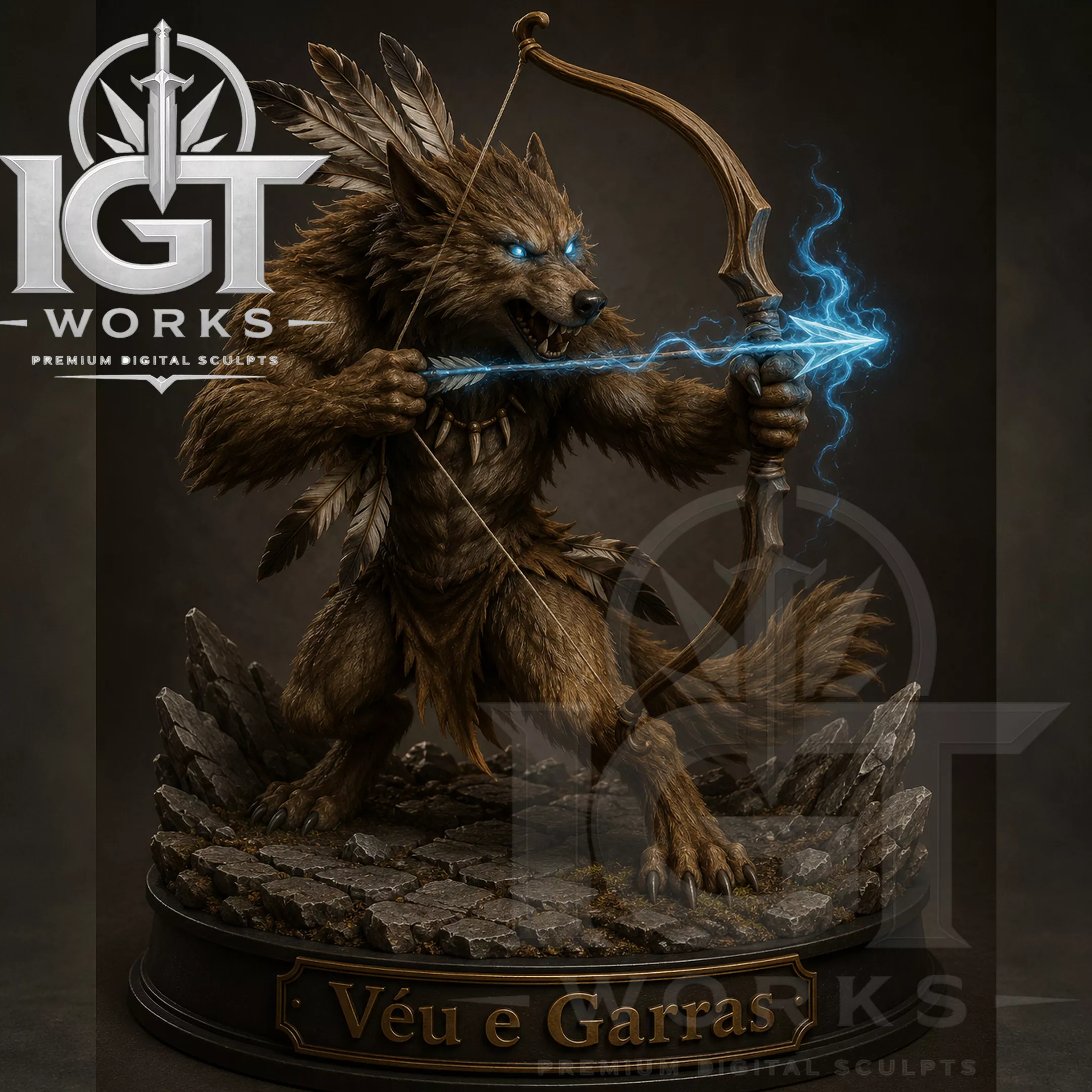 Werewolf Action Figure STL - Wahya Noda - Veu e Garra 3D print model