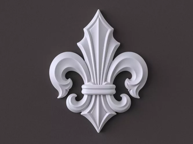 Fleur de Lis Architectural Ornament-03